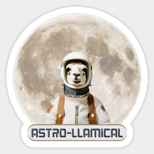 Astro-llamical Sticker